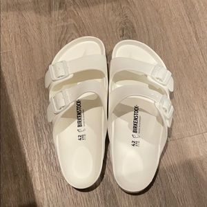 White Birkenstock Arizona Eva